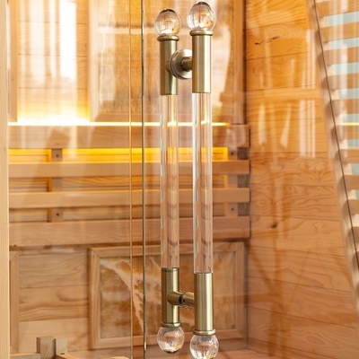 Red Cedar Wooden Home Indoor Traditional Steam Sauna για 2 Άτομα