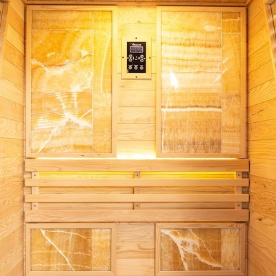 Red Cedar Wooden Home Indoor Traditional Steam Sauna για 2 Άτομα