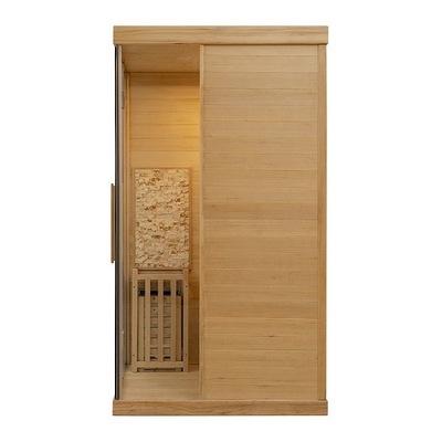 Canada Red Cedar Wooden Εσωτερική παραδοσιακή σάουνα ατμού για 2 άτομα για το σπίτι