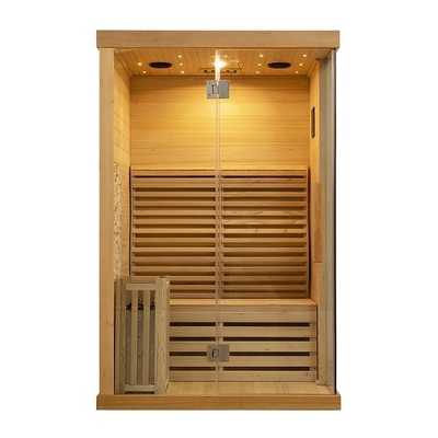 Canada Red Cedar Wooden Εσωτερική παραδοσιακή σάουνα ατμού για 2 άτομα για το σπίτι