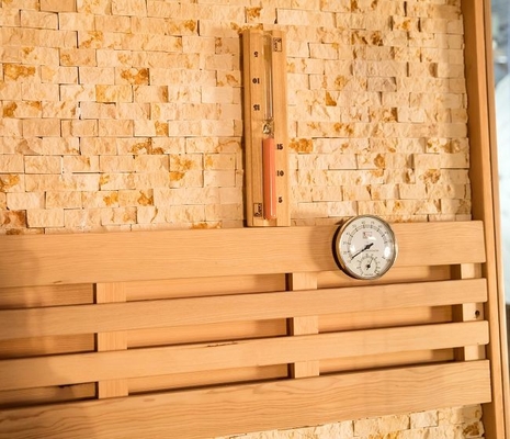 Electric Stove Heater Wooden Steam Sauna Luxury Indoor Corner Design
