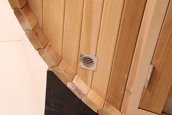 4.5KW θερμάστρα 2 σομπών προσώπων ξηρά σάουνα βαρελιών υγρού ατμού ξύλινη υπαίθρια