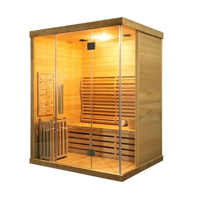 Ελεγχόμενο από υπολογιστή Hemlock / Cedar Home Sauna Room με ισχύ 1750W