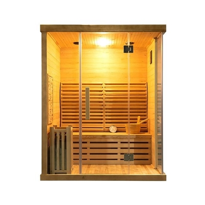 Ελεγχόμενο από υπολογιστή Hemlock / Cedar Home Sauna Room με ισχύ 1750W