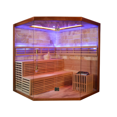 Luxury Hemlock / Red Cedar Wood Εσωτερική Ατμόλουτρο Δωμάτιο για 6 Άτομα