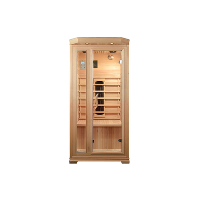 Ξύλινο Cedar Home Sauna Room 900*900*1900mm With 8mm Tempered Glass