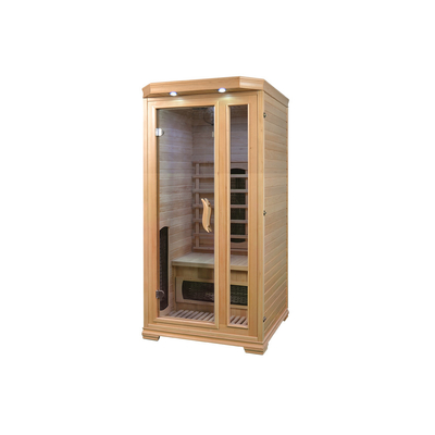 Ξύλινο Cedar Home Sauna Room 900*900*1900mm With 8mm Tempered Glass