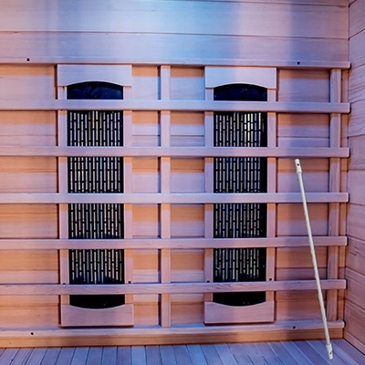 Canadian Hemlock 2 ατόμων 1750W Δωμάτιο Σάουνας Σπίτι με Σύστημα Ασφαλείας