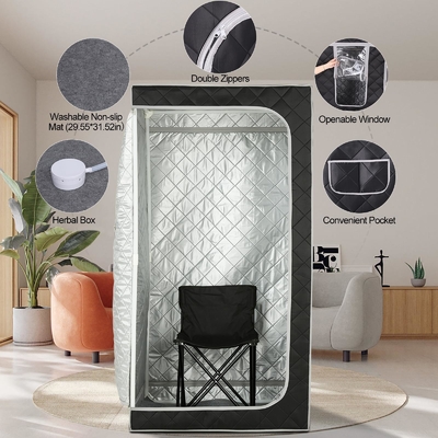 110-120V AC 60Hz φορητή βουνούσαουνα με διαφανή παράθυρα και αδιάβροχο ύφασμα