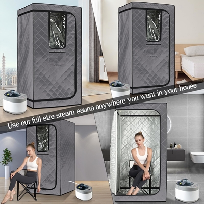 110 - 120V AC 60Hz Πλαστική φορητή σκηνή σάουνας Μεγάλο μέγεθος Στυλ Οικιακή χρήση