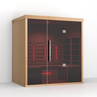 Ψηφιακός ελεγκτής Hemlock Sauna δωμάτια Άπω υπέρυθρο Sauna δωμάτιο 4 άτομα