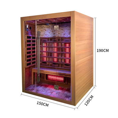 ODM Hemlock ακτινοβόλος σάουνα 2 υγείας Home Canadian Spa σαουνών πρόσωπο